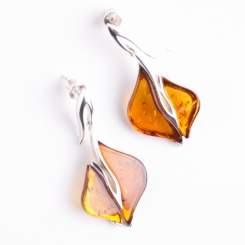 Bernstein Ohrstecker 